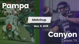 Matchup: Pampa  vs. Canyon  2018