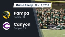 Recap: Pampa  vs. Canyon  2018