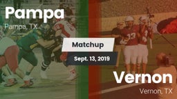 Matchup: Pampa  vs. Vernon  2019