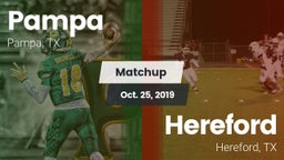 Matchup: Pampa  vs. Hereford  2019