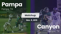 Matchup: Pampa  vs. Canyon  2019
