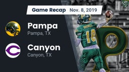 Recap: Pampa  vs. Canyon  2019