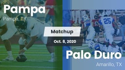 Matchup: Pampa  vs. Palo Duro  2020
