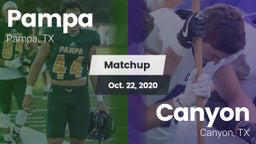 Matchup: Pampa  vs. Canyon  2020