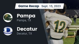 Recap: Pampa  vs. Decatur  2023
