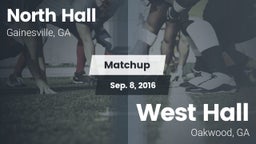 Matchup: North Hall High vs. West Hall  2016
