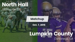 Matchup: North Hall High vs. Lumpkin County  2016