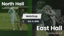 Matchup: North Hall High vs. East Hall  2016