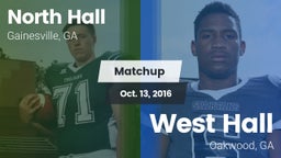 Matchup: North Hall High vs. West Hall  2016