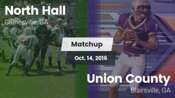 Matchup: North Hall High vs. Union County  2016