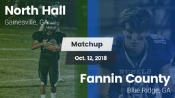 Matchup: North Hall High vs. Fannin County  2018