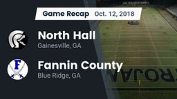 Recap: North Hall  vs. Fannin County  2018