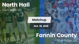Matchup: North Hall High vs. Fannin County  2019