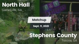 Matchup: North Hall High vs. Stephens County  2020