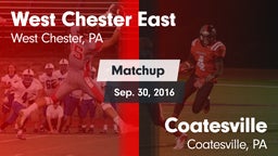 Matchup: East  vs. Coatesville  2016