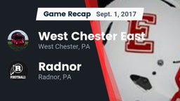 Recap: West Chester East  vs. Radnor  2017