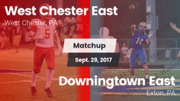 Matchup: East  vs. Downingtown East  2017