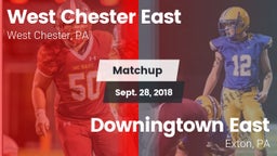 Matchup: East  vs. Downingtown East  2018