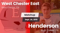 Matchup: East  vs. Henderson  2019