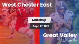 Matchup: East  vs. Great Valley  2019