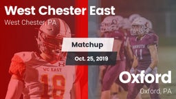Matchup: East  vs. Oxford  2019
