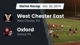 Recap: West Chester East  vs. Oxford  2019