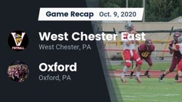 Recap: West Chester East  vs. Oxford  2020