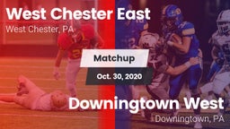 Matchup: East  vs. Downingtown West  2020