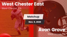 Matchup: East  vs. Avon Grove  2020