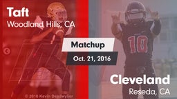 Matchup: Taft  vs. Cleveland  2016