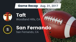 Recap: Taft  vs. San Fernando  2017