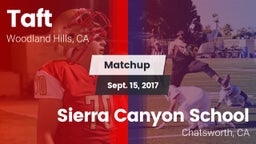 Matchup: Taft  vs. Sierra Canyon School 2017