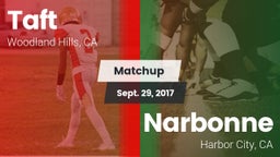 Matchup: Taft  vs. Narbonne  2017