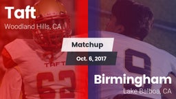 Matchup: Taft  vs. Birmingham  2017