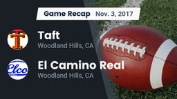 Recap: Taft  vs. El Camino Real  2017