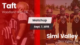 Matchup: Taft  vs. Simi Valley  2018