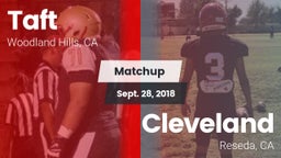 Matchup: Taft  vs. Cleveland  2018