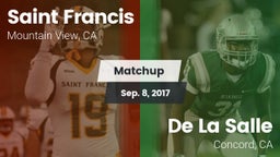 Matchup: Saint Francis High vs. De La Salle  2017