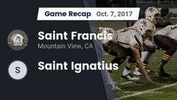 Recap: Saint Francis  vs. Saint Ignatius  2017