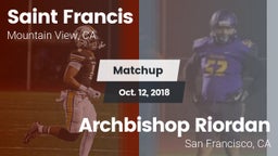 Matchup: Saint Francis High vs. Archbishop Riordan  2018