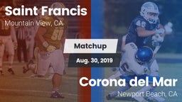 Matchup: Saint Francis High vs. Corona del Mar  2019