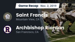 Recap: Saint Francis  vs. Archbishop Riordan  2019