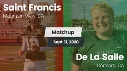 Matchup: Saint Francis High vs. De La Salle  2020