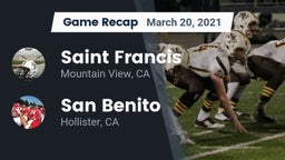 Recap: Saint Francis  vs. San Benito  2021