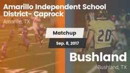 Matchup: Caprock  vs. Bushland  2017