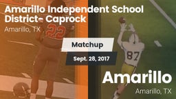 Matchup: Caprock  vs. Amarillo  2017