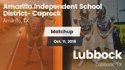 Matchup: Caprock  vs. Lubbock  2018