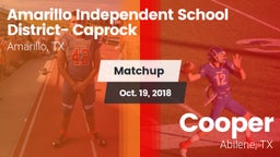 Matchup: Caprock  vs. Cooper  2018