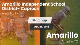 Matchup: Caprock  vs. Amarillo  2018