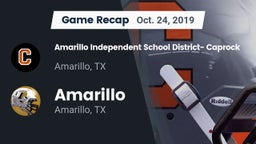 Recap: Amarillo Independent School District- Caprock  vs. Amarillo  2019